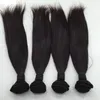 Menselijk Haar Weave Braziliaanse Virgin Haar Straight Hair Weefs inslag Goedkope Hair Extensions Double Inslag Menselijk Haar 3bundles 100g per bundel