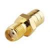 10Pcs\Lot Freeshipping Gold SMB Female to SMA Female Jack Plug Straight Adapter RF Coaxial Coax Connector