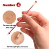 4pcs Acne Blackhead Removal Needles Rose Gold Oro inossidabile Spot di Pimple Extractor Extractor Cleanser Bellezza Strumenti per la cura della pulizia di bellezza1902924