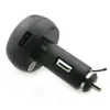 3 I 1 VST-706 Digital LED-bilvoltmeter Termometer Auto Car USB-laddare 12V/24V Temperaturmätare Voltmeter Cigarettändare