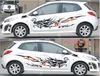 Aufkleber 1Set Schwarz für die meisten Auto -LKW -Auto -Sport -Power Chinese Totem Dragon Grafik Seitenaufkleber Körperhaube Aufkleber