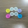 500 pcs lot colourful Contact Lens Cases box holder container case soak soaking storage eye care kit double