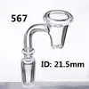 Conical Quartz Banger Nail + Glass Carb Cap 10mm 14mm 18mm Female Male Joint Domeless Bangers Nails Club Dab Rigs 567