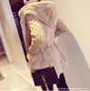 Nowa Moda Koreański Moda Jesień Sweter Zimowy Dziewczyny Plus Velvet Długie Sekcja Odzież Slim Płaszcz Plus Size Kobiet Kurtka
