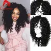 Long Afro Loose Curl Pełne Koronki Peruki Brazylijskie Dziewicze Ludzkie Włosy Peruki z Baby Włosy dla Czarnych Kobiet Bezklejone Koronki Peruki