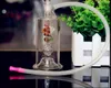 Una varietà di narghilè in vetro a forma di fiore, colori, stile di consegna casuale, pipe ad acqua, bong in vetro, narghilè in vetro, pipe da fumo