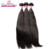 100% Brazilian Human Hair Weft Weave Straight Wavy Curly Natural Black Bleached Hair Extension 3pcs/lot Greatremy