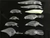 Mix 10 stijlen Set Unpainted Crankbait Fishing Lokken Body Blanco Locs Kunstmatige Embryo Hard Aas Vliegen Vissen Baits