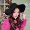 Autumn Winter Wide Brim Hats for Women Girls Children Vintage Wool Felt Bowler Fedoras Solid Floppy Cloche Parent-child Cap Hat215P