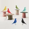 Danemark italie nordique moderne salle d'étude salon décoration armoire ornements petit oiseau designer pigeon ornements artisanat