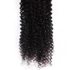 Forawme Hair – tissage en lot brésilien Remy 100 naturel, cheveux Afro crépus bouclés, vierges, noir naturel 1B, qualité supérieure, 3 ou 4 pièces/lot