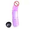 Miękki Jelly Crystal Multispeed Waterproof Realistyczny Dildo Wibrator Penis Potężny G Vibe Wibratory Dla Kobiet Produkt Seks