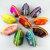 Hoge Kwaliteit Leuke Kleine Shell Sieraden Zip Tassen Verpakking Zijde Brocade Munt Portemonnee Opslag Pouch Candy Gift Bag Bruiloft Gunst 20pcs / lot