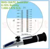 RHS-10ATC 0-0-100 0-10% 1.000-1.070SG Havsvatten Saltspecifik gravitation Refraktometer med hårdväska Salthalten av havsvatten Akvakulturmat