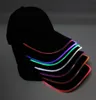 Uomo Donna LED sport Berretto da baseball Performer discoteca Hip hop eventi del partito Berretto da baseball night running led light up glow hat sunvisor 8colors