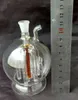 Wholesale free shipping Tatu round glass Hookah / glass bong / glass pipe, within six claw filtered Gift accessories