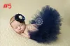 Nowy 7 Kolory Noworodka Tutu Spódnica z pasującym kwiatem Pałąk Newborn Photo Recs Baby Tutu Girl Fluffy Pettiskirt