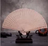 Houten fans 40 * 23 cm Chinese sandelhout fans bruiloft fans dames hand fans reclame en promotionele opvouwbare fans bruids accessoires