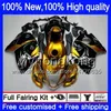 Кузов для SUZUKI Hayabusa золото черный GSXR1300 96 07 1996 1997 1998 15HM24 GSXR 1300 GSXR-1300 GSX r1300 1999 2000 2001 обтекатель комплект