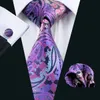 Hızlı Kargo Mor Kravatlar Erkekler Suit Geniş Çiçek Boyun Tie Damat Düğün Casual Tie Cravat N-0638 İş için Biçimsel