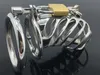 Bloqueio de anel masculino com contra para tirar o anel Dispositivo de metal Bloqueio de pênis5145164