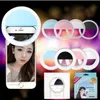 Portable Universal Selfie Ring Flash Lamp Light Mobile Phone LED Fill Lighting Camera Pography For Iphone X 8 7 plus Samsung DH6194804