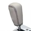 Gear Covers voor Volvo XC60 2009-2012 Automatische Shift Halsbanden Lederen Hand-gestikt Gear Cover Auto Styling