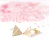 2016 Women's Fashion Paper Airplane Shape Zinc Alloy Örhängen Partihandel Gratis Fraktkvinnor Semester Bästa Present