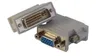 도매 200pcs / lot 액정 디스플레이 DVI 어댑터 플러그 DVI24 + 5 여성 DB15 커넥터 DVI 회전 VGA 모니터의 혁명