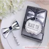 Wholesale Wedding favor Black Tie Bottle Opener Bow-Tie Red Wine Corkscrew Groom favors Wedding Party Gifts