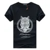 Herr t-shirts s-5xl man tshirts nya mode m￤ns o-krage kort ￤rm pritting bomull casual mens t shirt 4 f￤rger nyp010