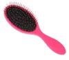 Mokry suchy szczotka do włosów kobieta detangler szczotki Grzebień do masażu z poduszkami grzebieniowe do włosów prysznic b537