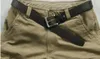 2016 Gorąca Sprzedaż Lato Męska Armia Prace Cargo Casual Bermuda Spodenki Mężczyźni Moda Sport Ogólny Oddział Plus Spodnie Spodnie Darmowa Wysyłka