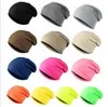 Whole 10pcs Lot Unisex Women Men Knitted Beanies Winter Warm Oversized Ski Slouch Hat Cap Baggy Turban One Size240z