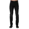 Gros-Nouvelle Arrivée Mode Hommes Jeans Noir Racer Moto Jeans Zipper Style Hip Hop Jeans Pour Hommes Taille 30-38 Y2062