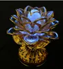 Colorful led lotus lamp Buddha Machine Buddhist supplies of dual-use plug-in battery LED Lotus Flower Romantic Wedding Decorat