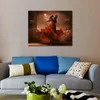 Modern Art Flamenco Spanish Dancer Oilmålningar Reproduktion Porträttmålning för väggdekor Hög kvalitet