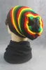 Colorful wool cap, hip hop folding hat, long foreign trade street knitted hat