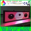 Gratis verzending 26 "x 8" Programmeerbare LED Scrolling Message Display Sign LED-paneel Indoor Board P5 Full Color