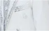 エレガントなファッション子供テールコートホワイトタキシードセットコスチューム誕生日ファッションカジュアルブランドフォーマルボーイウェディングスーツブレザー5ピースセット
