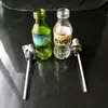 The new Coke Sprite Glass Hookah , Wholesale Glass Bongs, Oil Burner Glass Water Pipes, Smoke Pipe Accessories