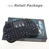 2 4G Mini i8 Air Mouse Combo Wireless Keyboard TouchPad Combo med gränssnittsadapter för PC Pad Google Andriod TV Box Xbox360 PS3 OTG