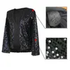 Wholesale- JRRY Fashion Open Stitch Short Black Women Sequin Cape Jacket Cloak Sequinned Ladies Coat