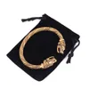 Bracciale di lupo adolescente Accessori di moda di gioielli indiani Bracciale Viking Man Braccialette per polsino per donne Bangles7137110