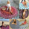 Grand couvre-lit imprimé mandala, tapisserie, châle, tenture murale, ethnique bohème, serviette de beauté, couverture de plage, châle, tapis de yoga