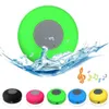 BTS-06 Vattentät Bluetooth Mini-högtalare med sucker bärbar trådlös handsfree för samtalsvattensbeständig musikspelare