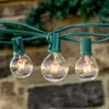 String Lights 25Ft Clear Globe Bulb G40 String Light Set with 25 G40 Bulbs Included Patio Lights&Patio String Lights G40 Bulb String HOT MYY