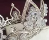 Best Selling Vintage Silver Wedding Tiara Bridal Włosy Korony Opaski Akcesoria Kobiety Biżuteria Hairband Headpiece