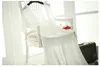 Nowa biała sukienka na plażę Długie koronkowe sukienki w ciąży Praph Praphy Fancy ciąża lato przezroczyste Nightdress5418182