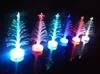 Fiber optic lighting optical fiber tree Colorful Christmas tree led flash toys wholesale luminous three-dimensional fiber trees